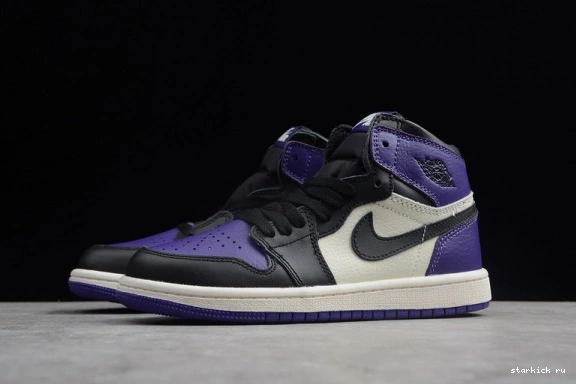 1 Purple' High Jordan Air OG 555088-501 555088-501 Kid  'Court Retro Kids 0909